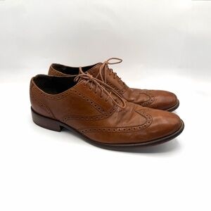 Cole Haan Williams Wingtip II Brogue Oxford Tan Grand.Øs Size 11M Men’s Shoes